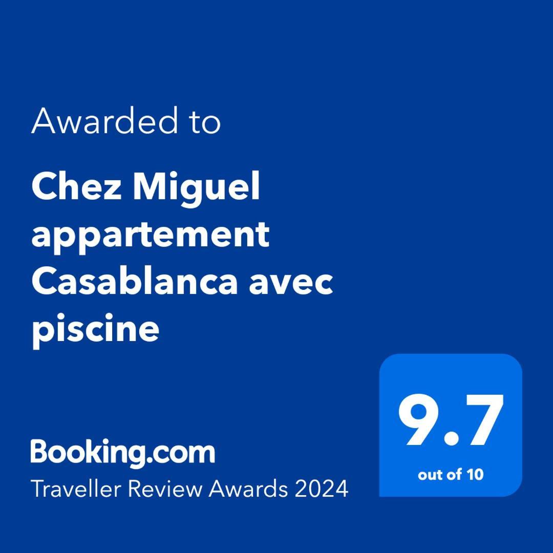 Chez Miguel Appartement Casablanca Avec Piscine Dış mekan fotoğraf